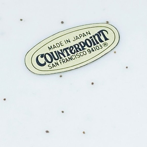 Vintage Mini Ceramic Water Can  Counterpoint Japan Forget-Me-Not Flowers - Picture 10 of 12